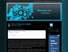 Tablet Screenshot of 4thmouse.com
